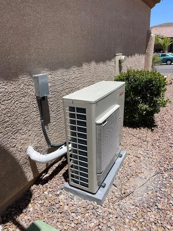 Residential air conditioning condenser unit in Pottstown